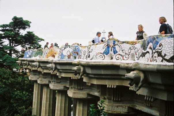 The curvy edges of Parc Guell - A Weekend in Barcelona - HH Lifestyle Travel