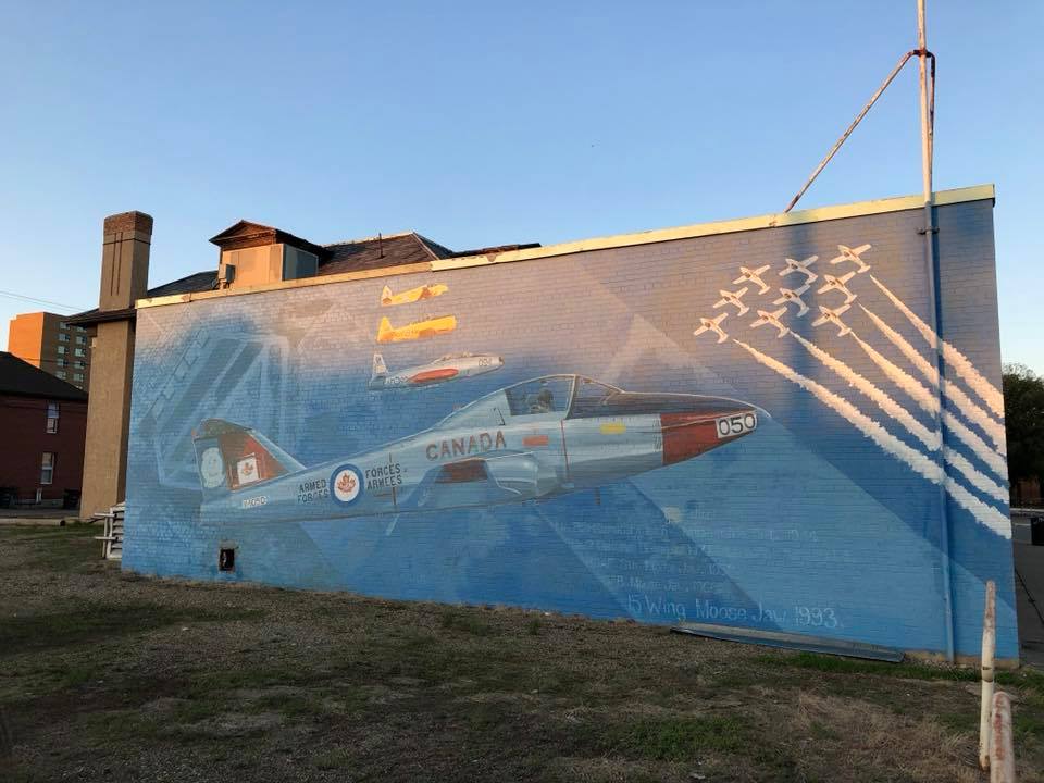 Canadian Air Forces Mural, Moose Jaw