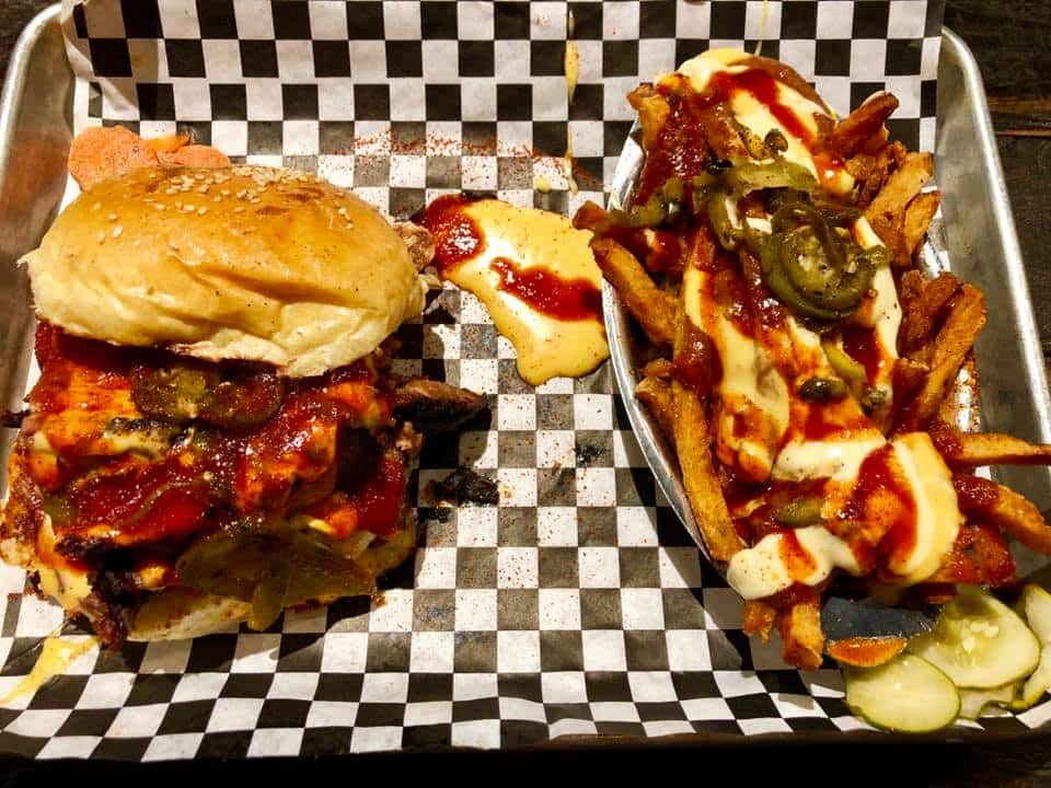 Loaded fries at Smoke BBQ in Charleston, South Carolina - Discovering Southern Barbecue
