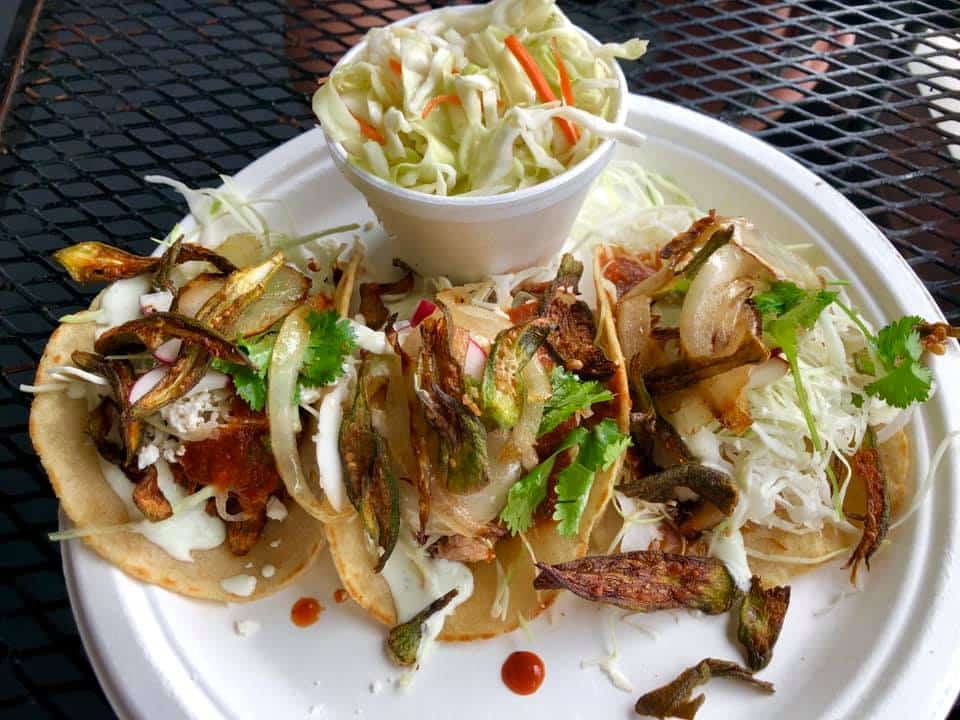 Mix tacos platter from Sugar's Ribs, Chattanooga - Discovering Southern Barbecue