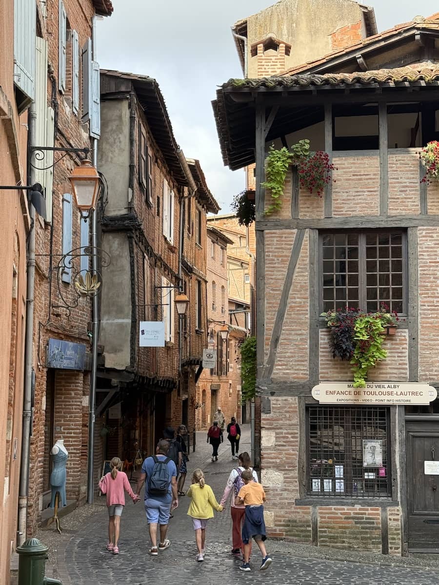 Streets of Albi's old town