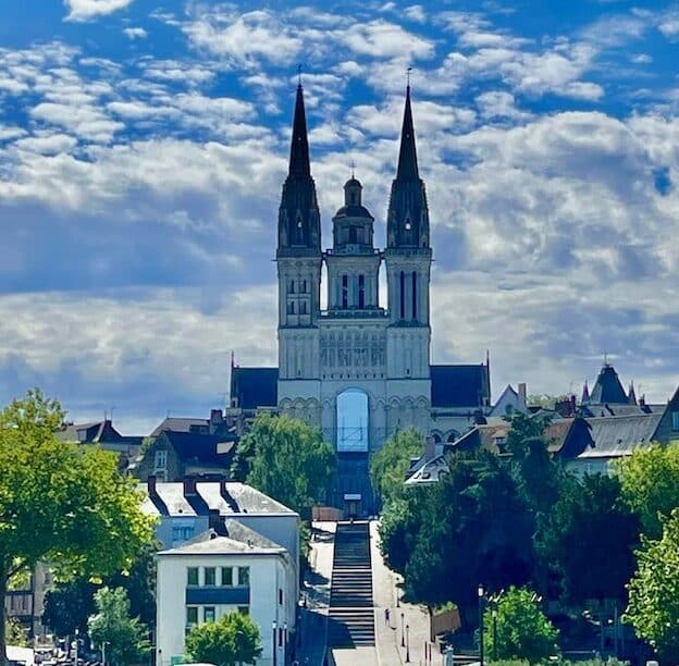 The cathedral in Angers