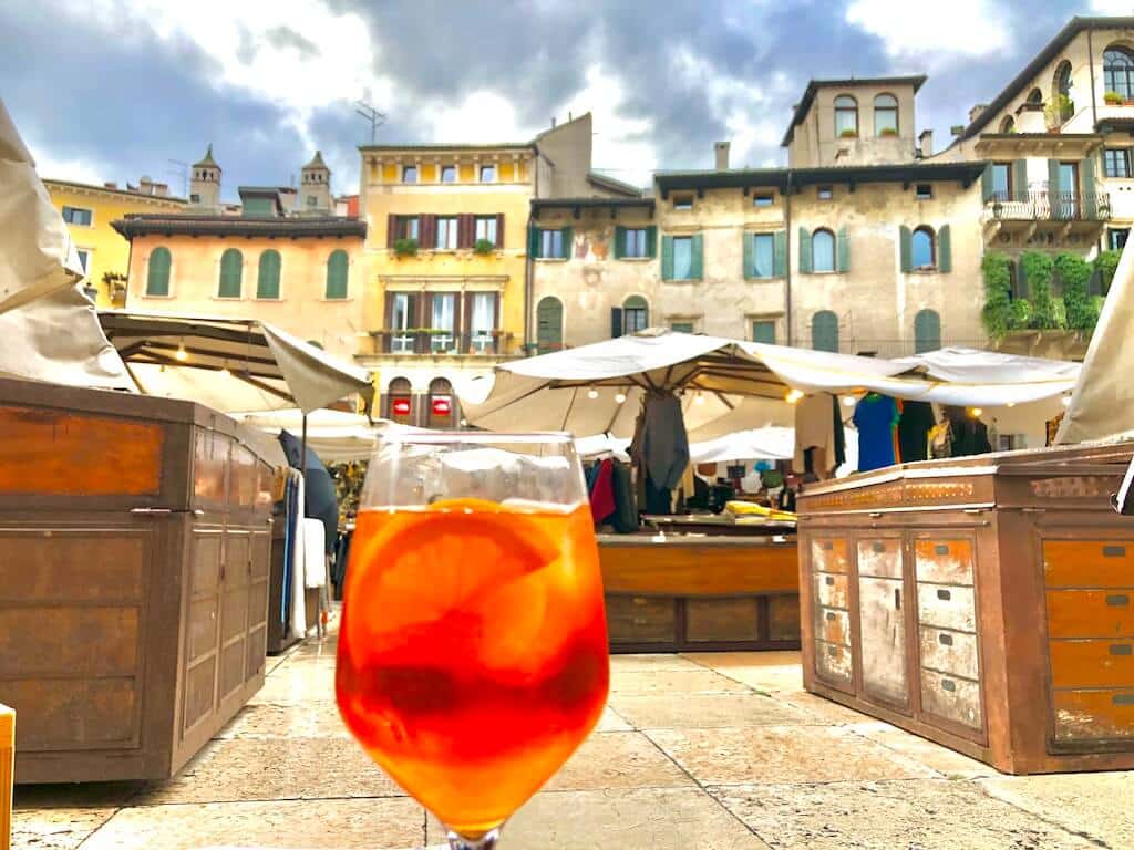 Aperol on Piazza delle Erbe