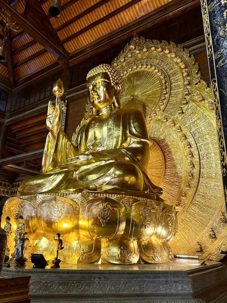 Bai Dinh Pagoda Golden Buddha