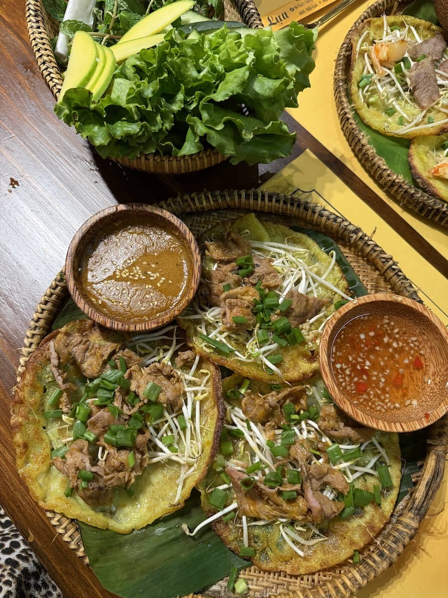 Banh Xeo with beef