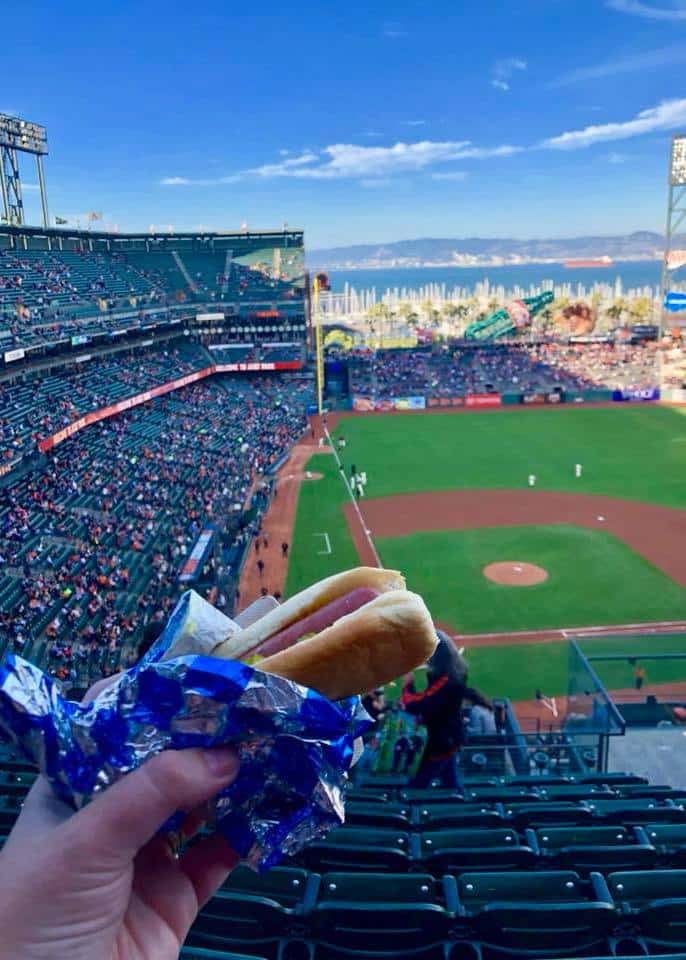 Baseball Hotdog at AT&T Stadium