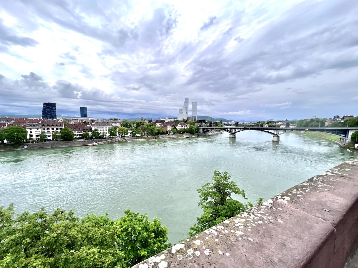 Rhine River in Basel