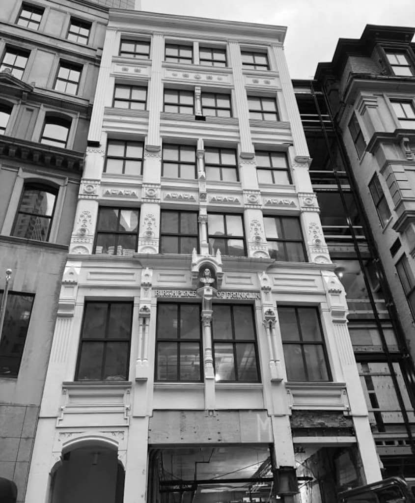 Birthplace of Ben Franklin