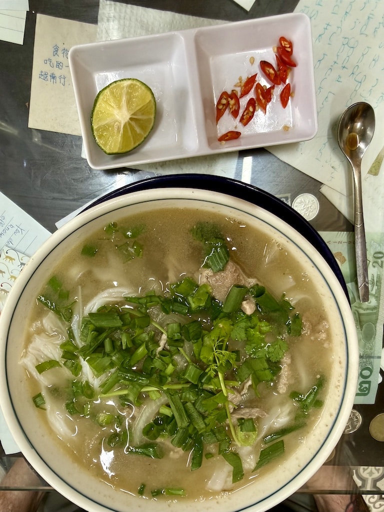 Best Pho from Father's in Tam Coc