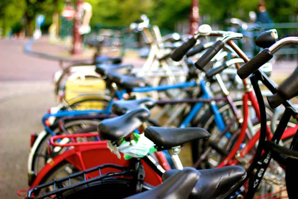 Bicycles in colour - Street Photography Amsterdam