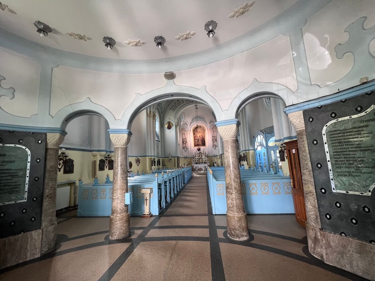 Inside of Blue Church