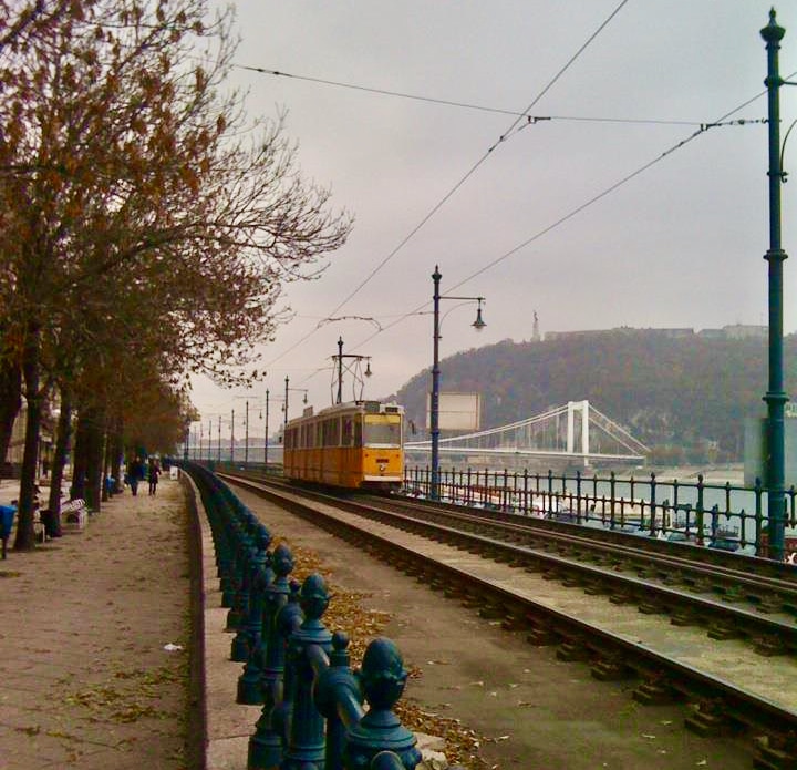 Tram along the Danube, Budapest