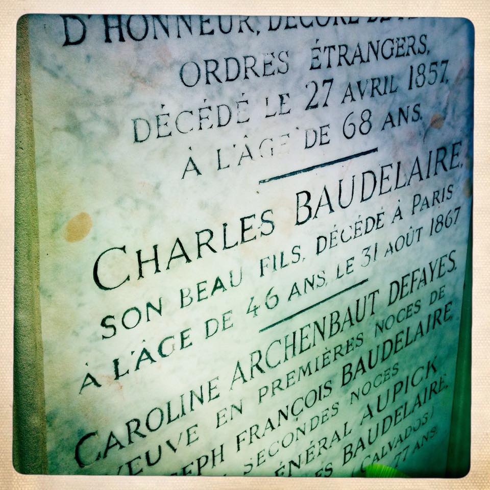 Charles Baudelaire's grave at Montparnasse Cemetery - Paris: The City of Love - HH Lifestyle Travel