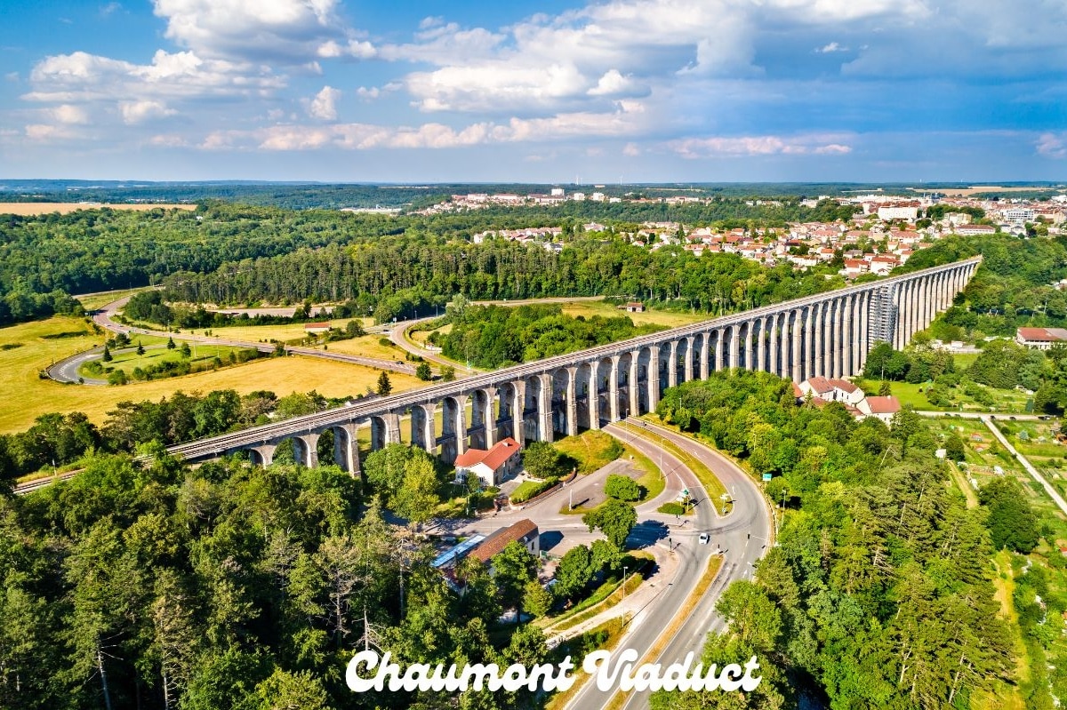 Aerial View of Chaumont Viaduct - Photo by Leonid Andronov on Canva