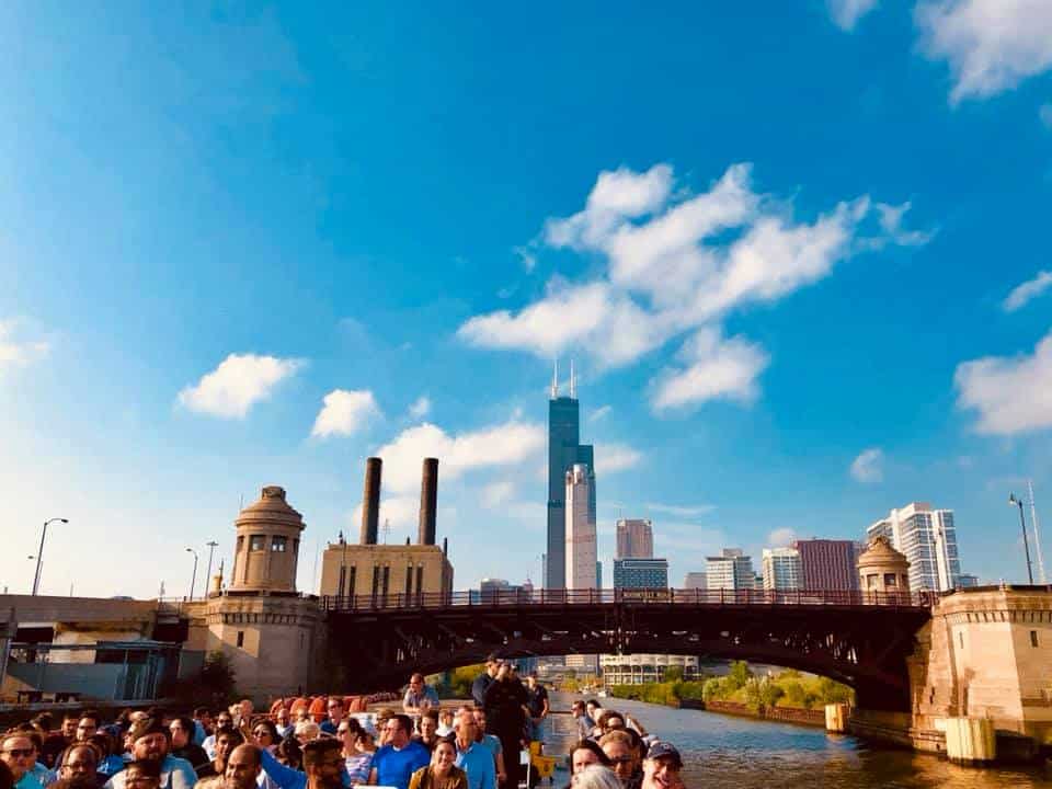 Old abandoned power station along the south river, Chicago