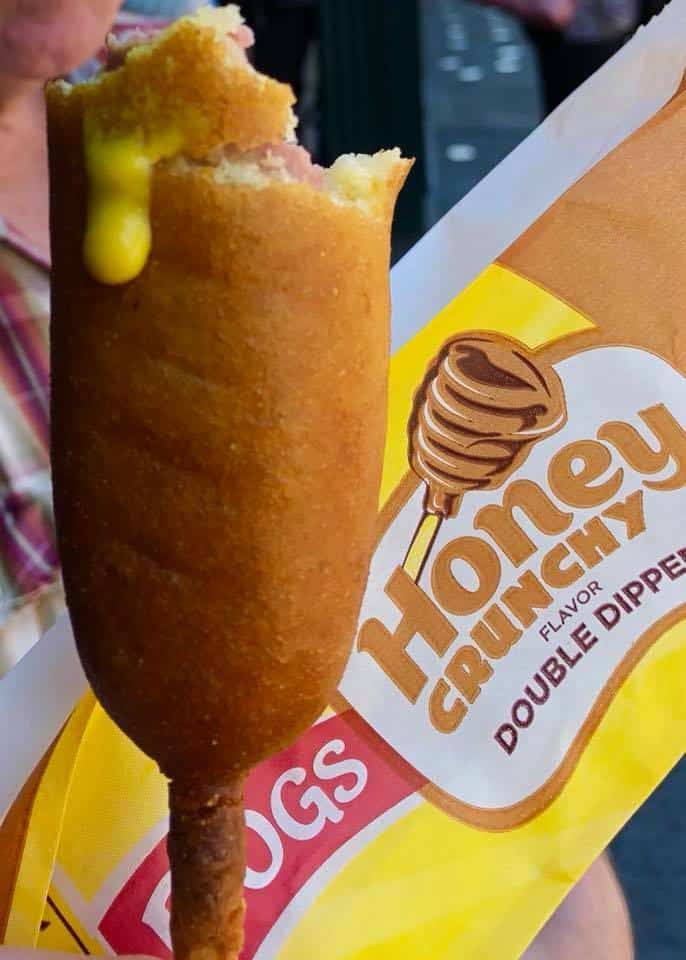 Corndog at Pike Place Market in Seattle
