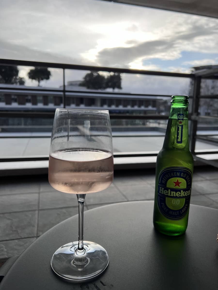 Welcome drink at Courtyard by Marriott, Montpellier, France