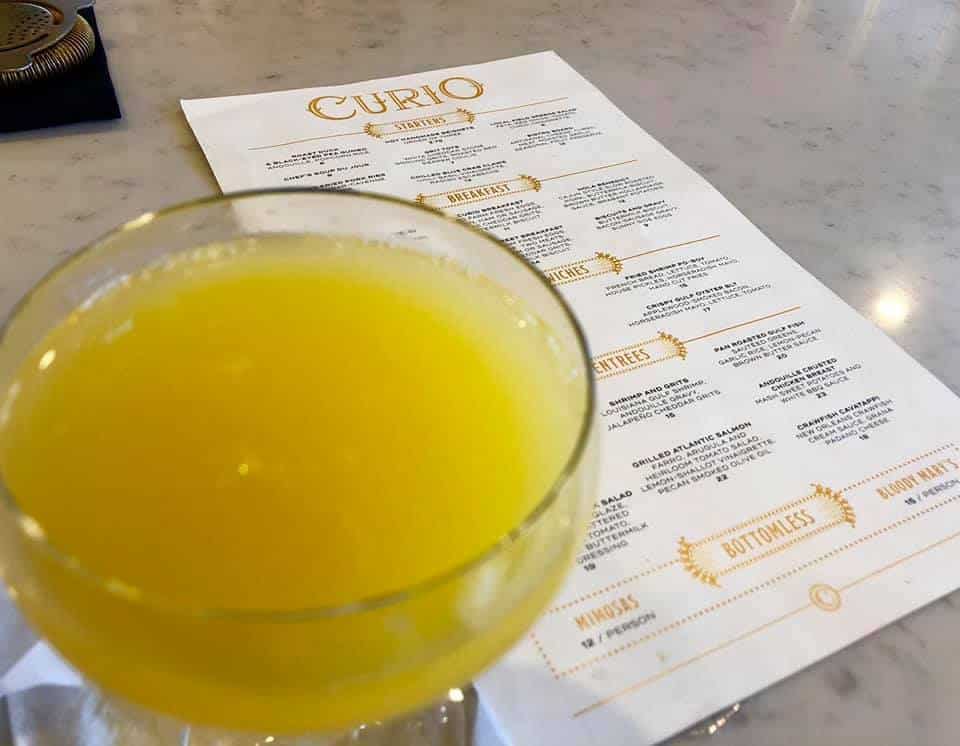 Unlimited Mimosas at Curio, New Orleans