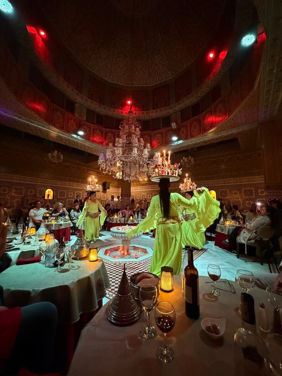 Dinner show at Dar Essalam, Marrakech
