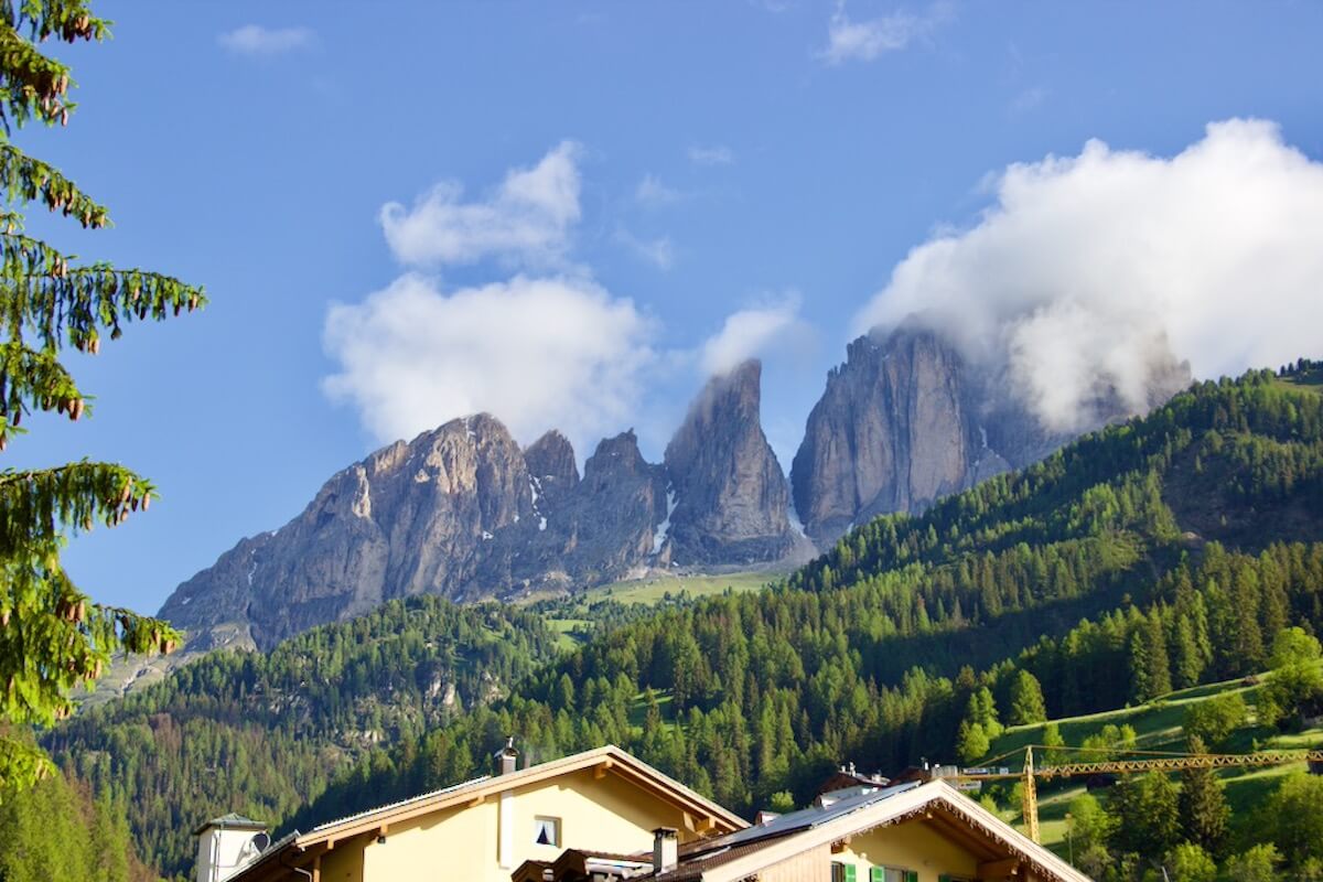 View from Hotel Medil, Campitello di Fassa