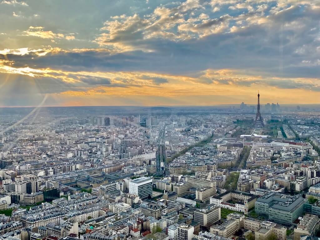 Eiffel Tower from Montparnasse Tower