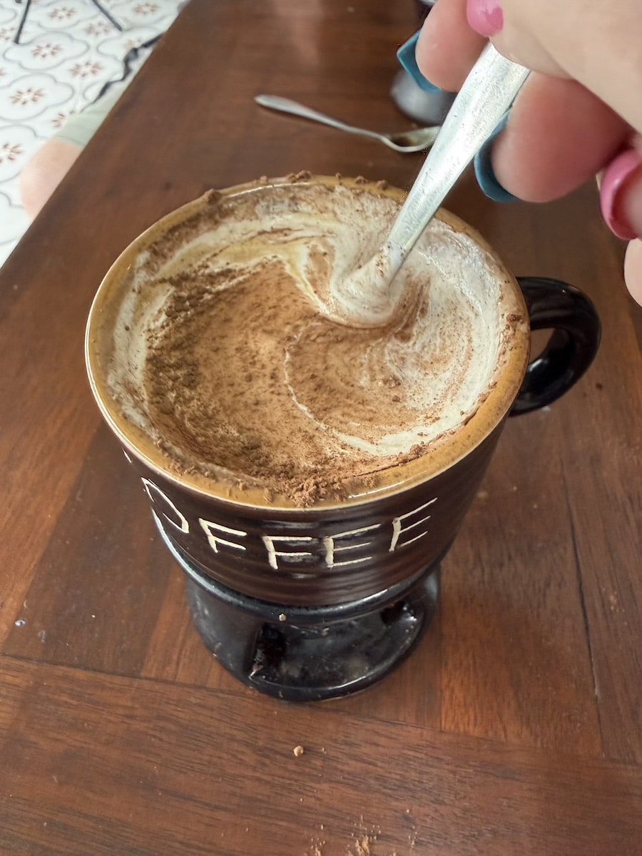 My first salt coffee, Hanoi