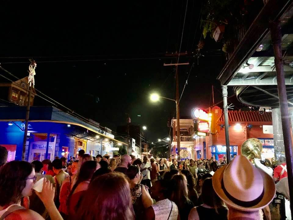 Busking on Frenchman Street