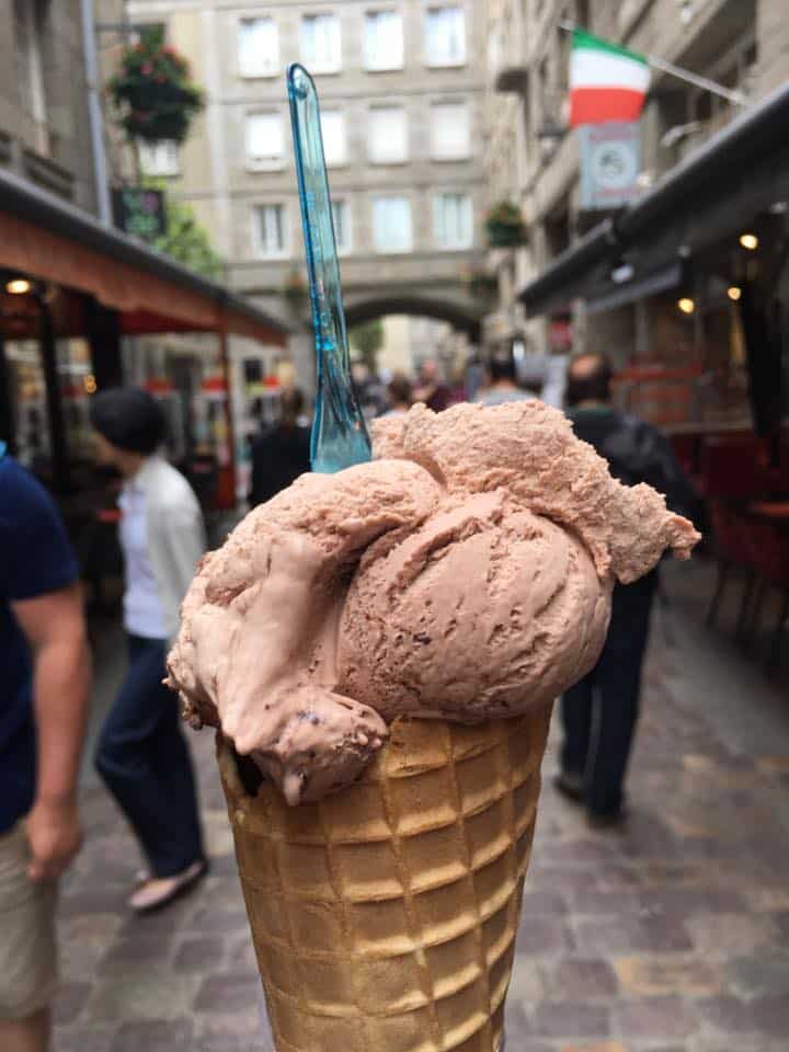 Gelato in St Malo