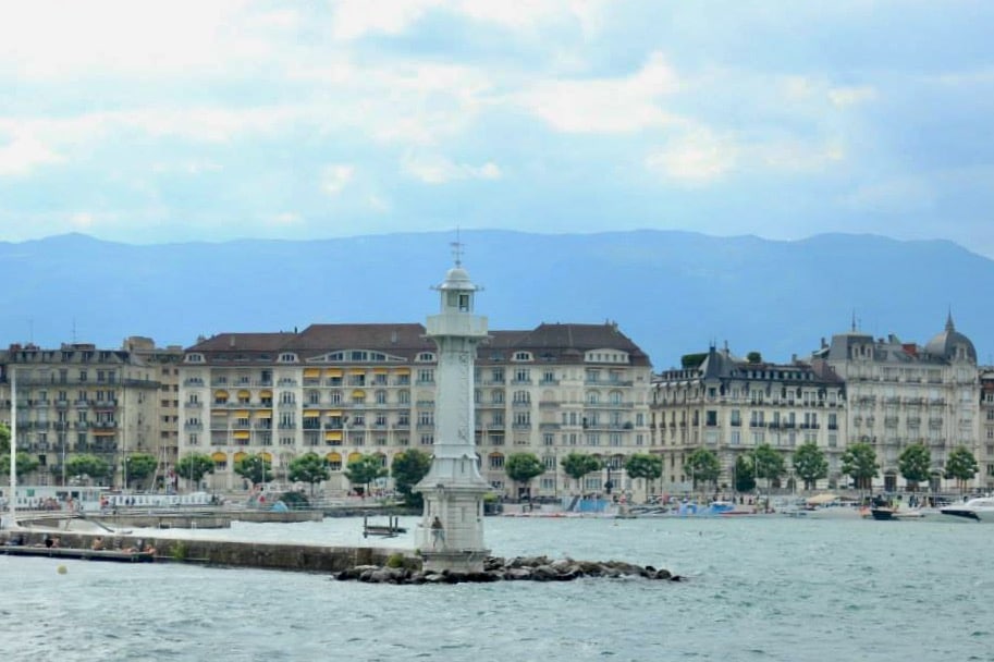 View of Geneva from the Lake