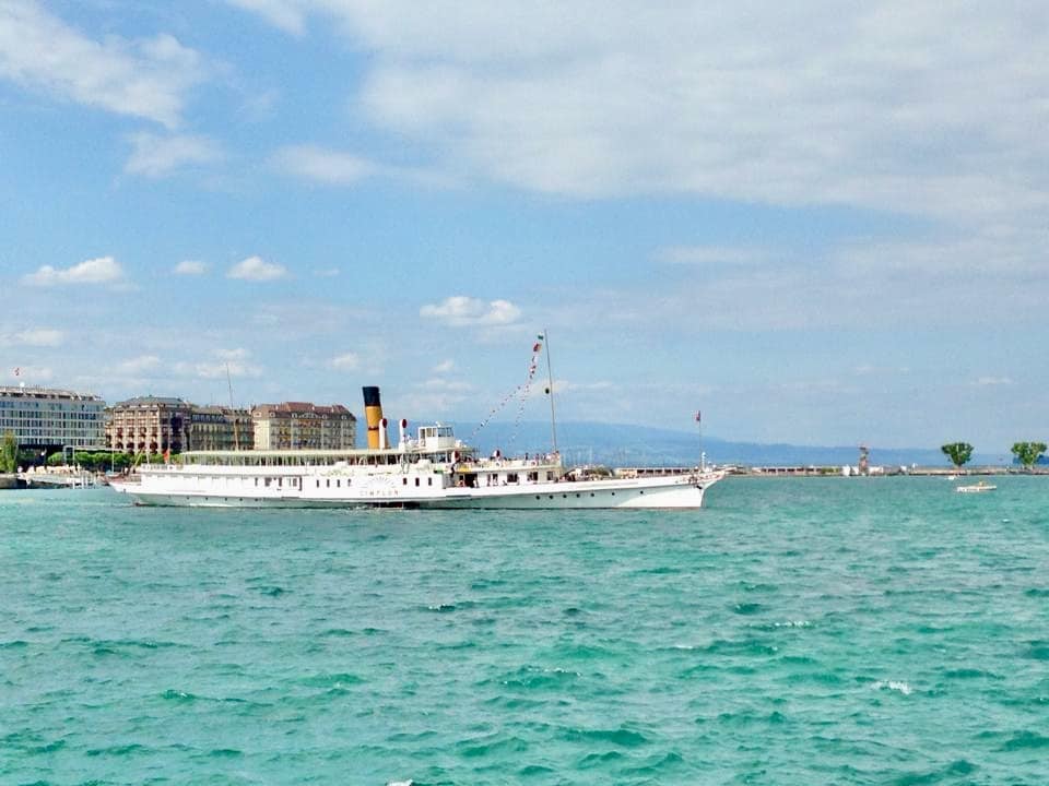 The old paddle steamboat, Simplon - damaged in 2024