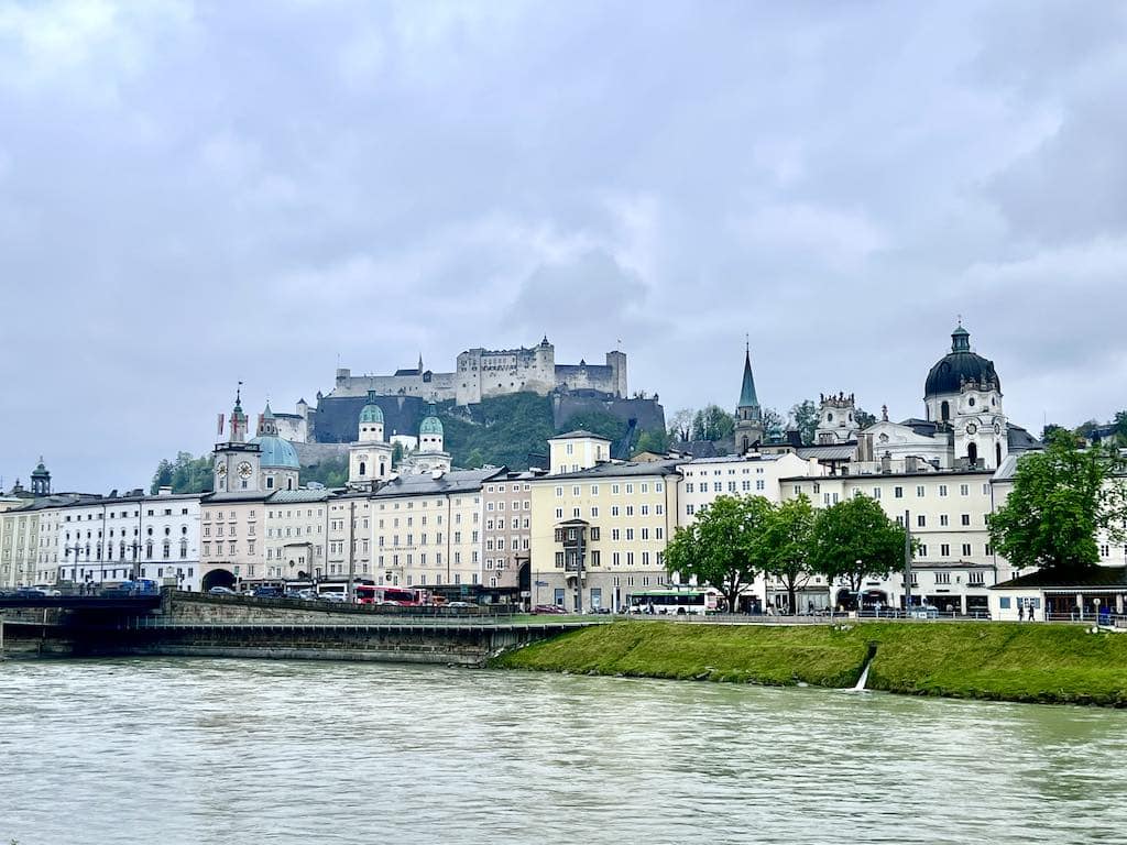 Hohensalzburg Fortress from across the River