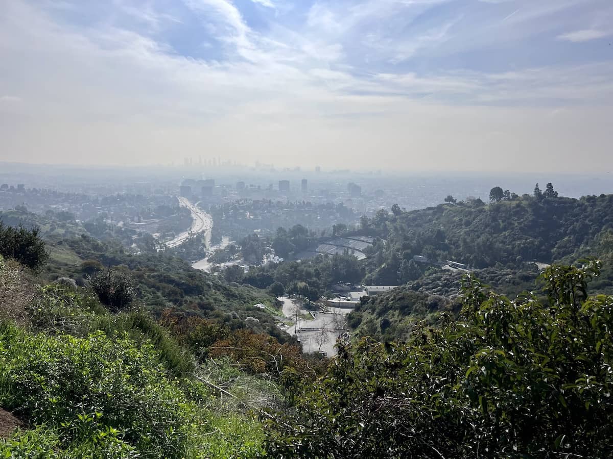 View from Mulholland Drive