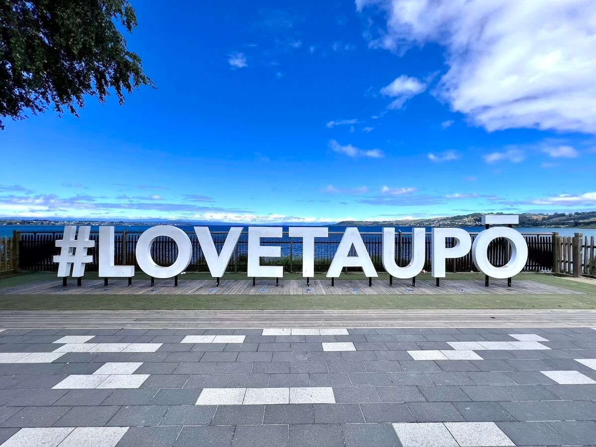 #ILoveTaupo Sign