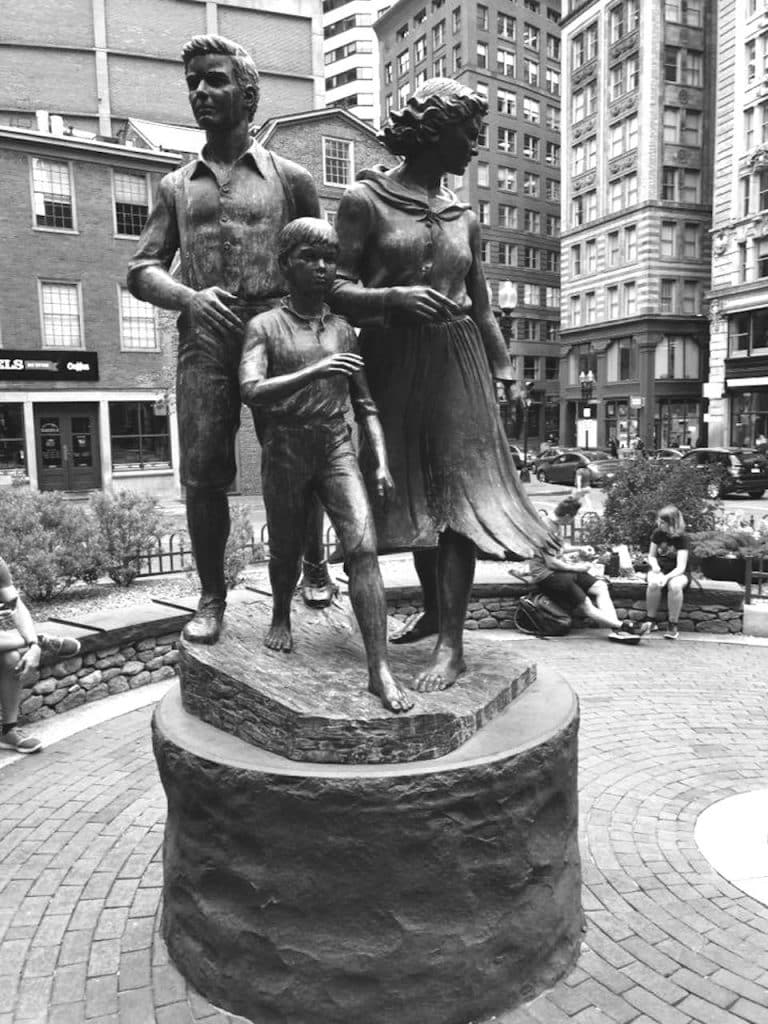 Irish Famine Statue, Boston