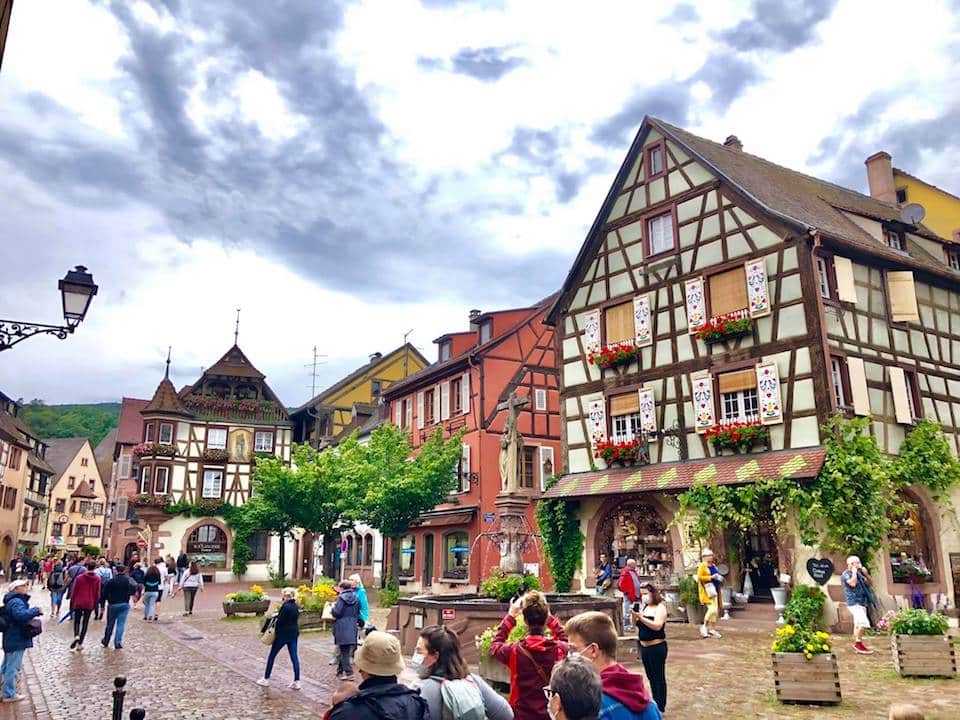 Main street in Kaysersberg, Alsace