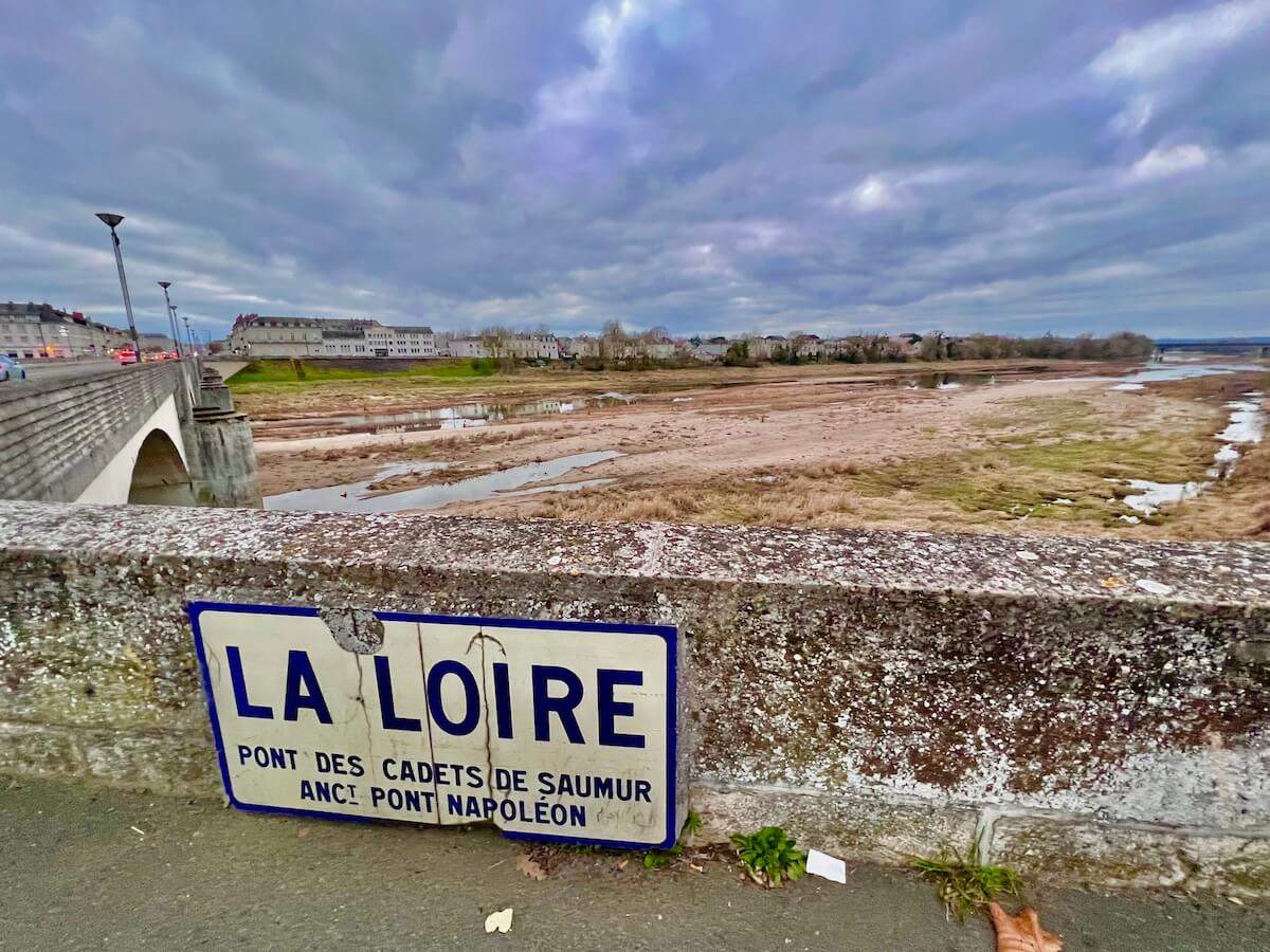The Loire River in winter