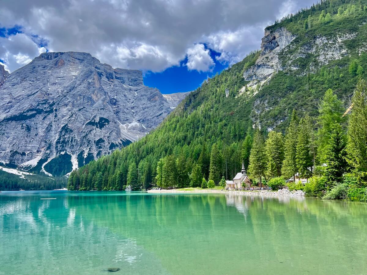 Church at Pragser Wildsee