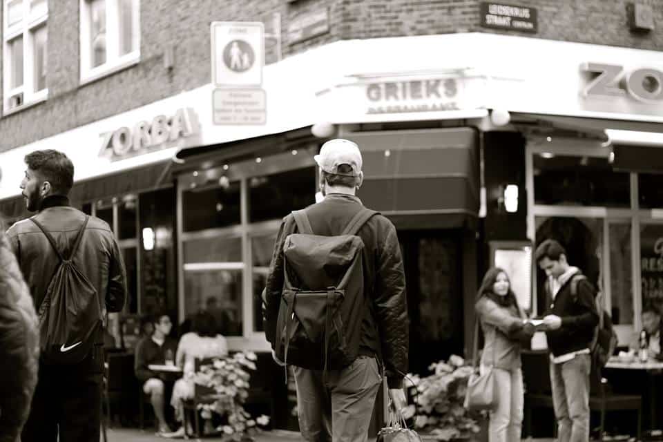 Greek or Italian? Which way do I go? Street Photography Amsterdam