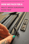 How We Pack for a Multi-Week European Road Trip - HH Lifestyle Travel