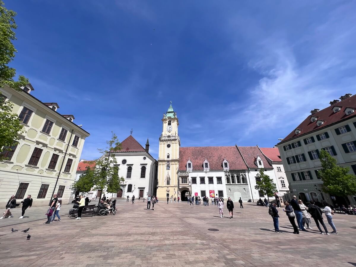 Bratislava's main square