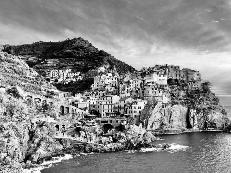 Manarola in black & white