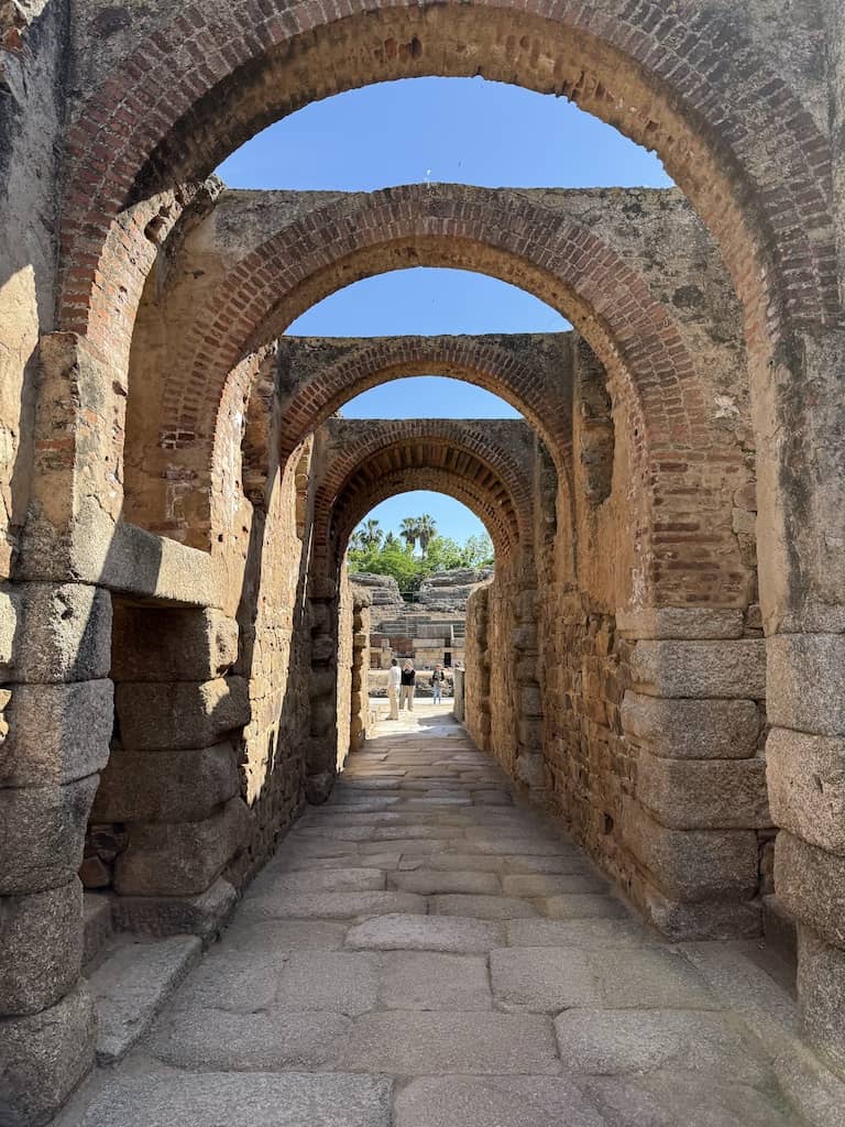 Entrance to Mérida Roman theatre