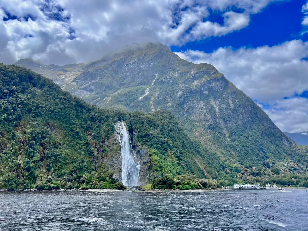 Milford Sound waterfalls