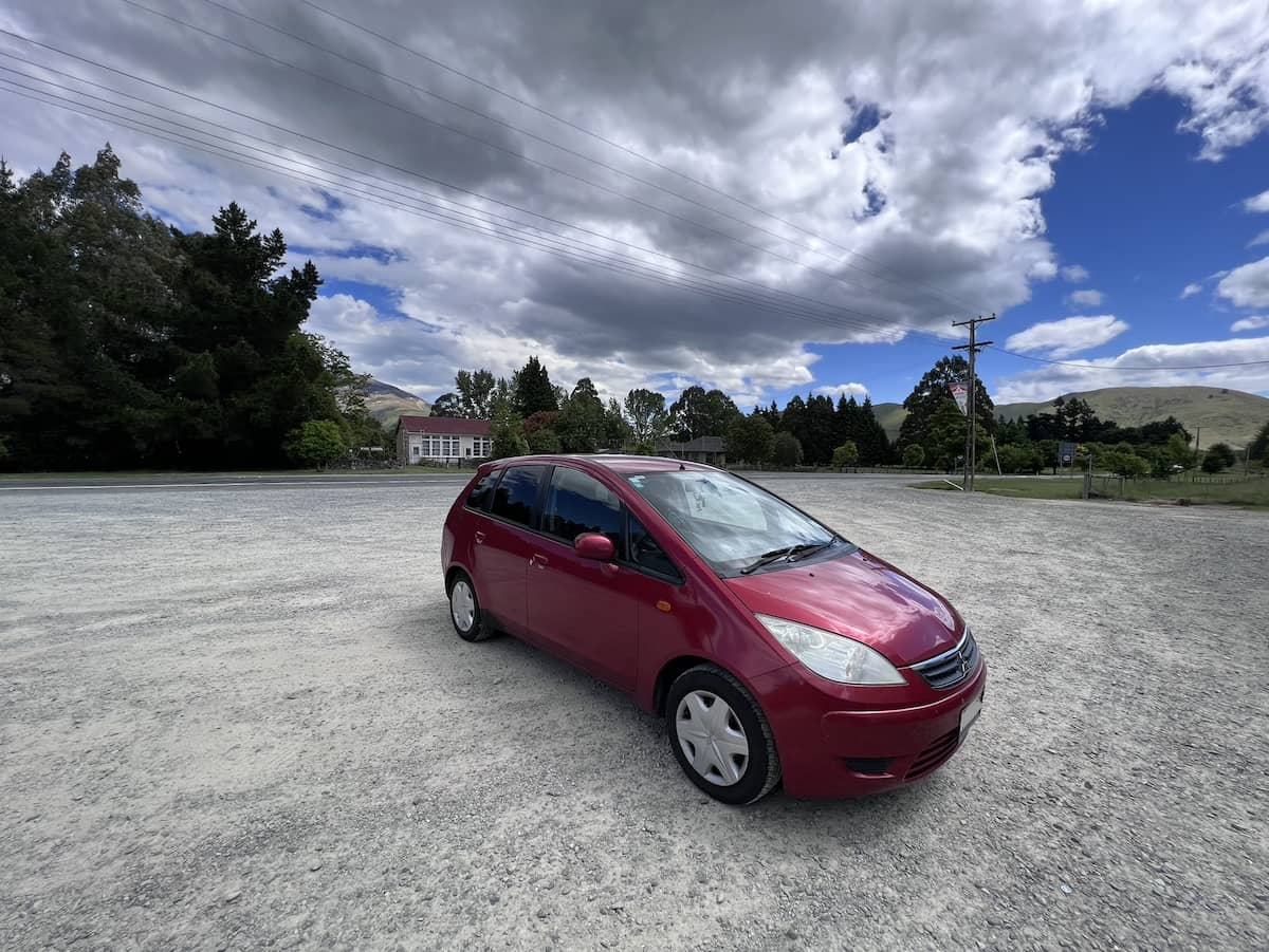 Our Mitsubishi in the South Island