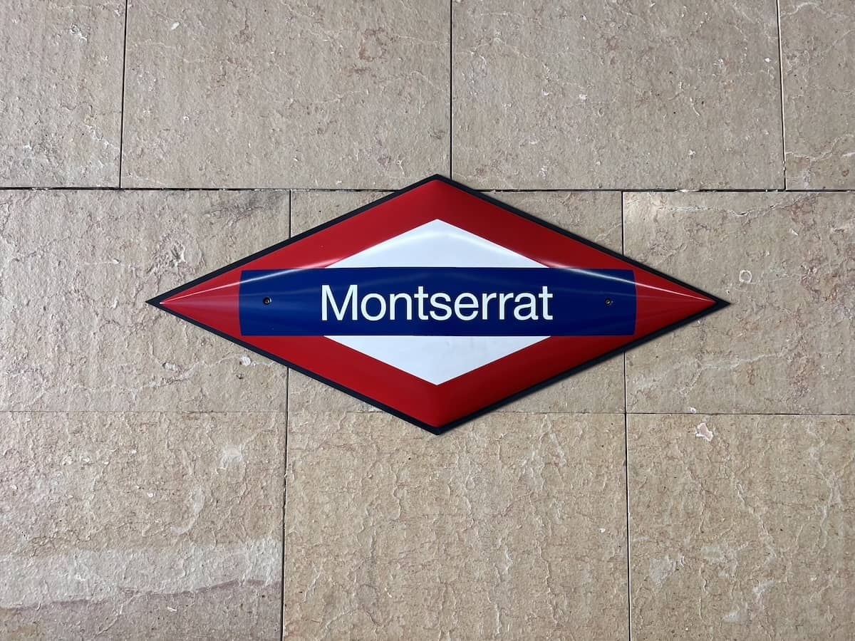 Montserrat rail sign