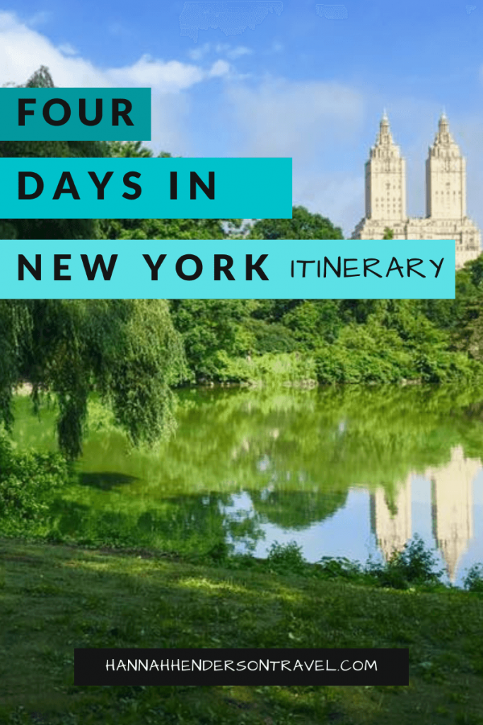 New York Itinerary : 4 days in NYC - HH Lifestyle Travel