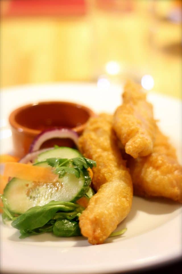 Chicken goujons at Nenthall