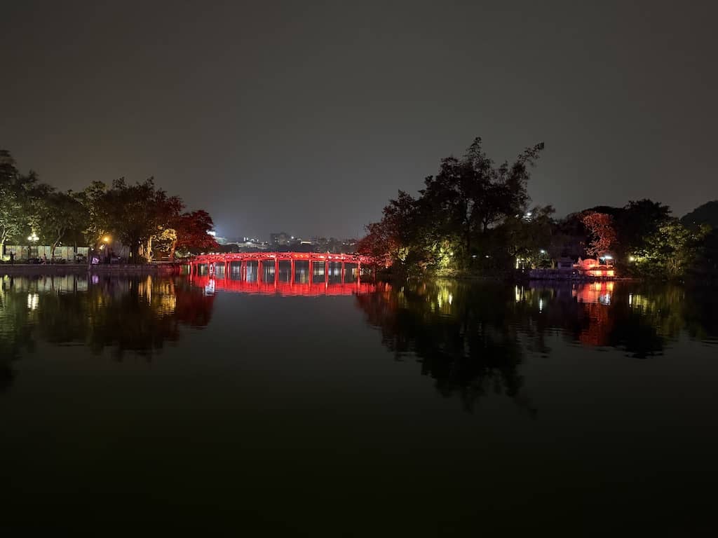 Ngoc Son Temple on Hoan Kiem Lake, Hanoi