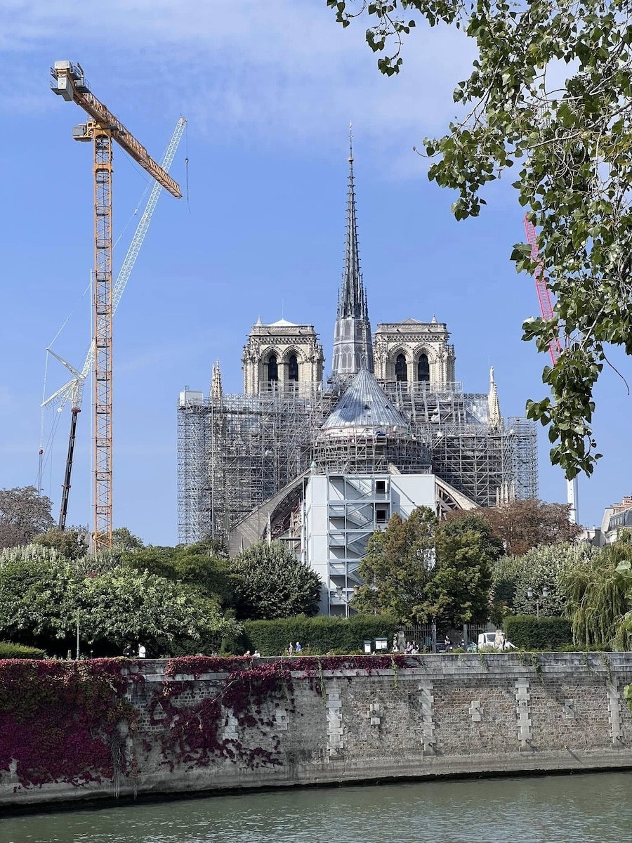 Rear of Notre Dame in Sept 2024