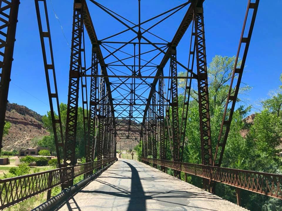 View of the Old Rockville Bridge, Utah